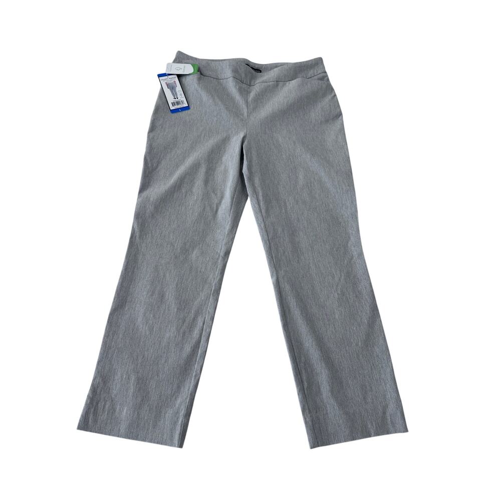 Hilary Radley Pants Built in tummy control panel Size Large Light Gray NWT